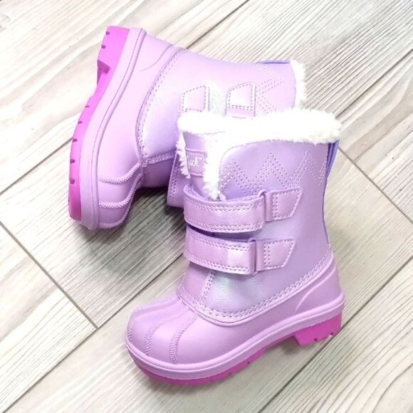 (19-3823) Cat & Jack Winter Boots Toddler  Sz 6 - Picture 4 of 8